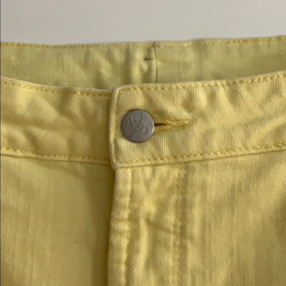 NYDJ yellow jeans lift tuck technology in size 34 - Picture 8 of 11